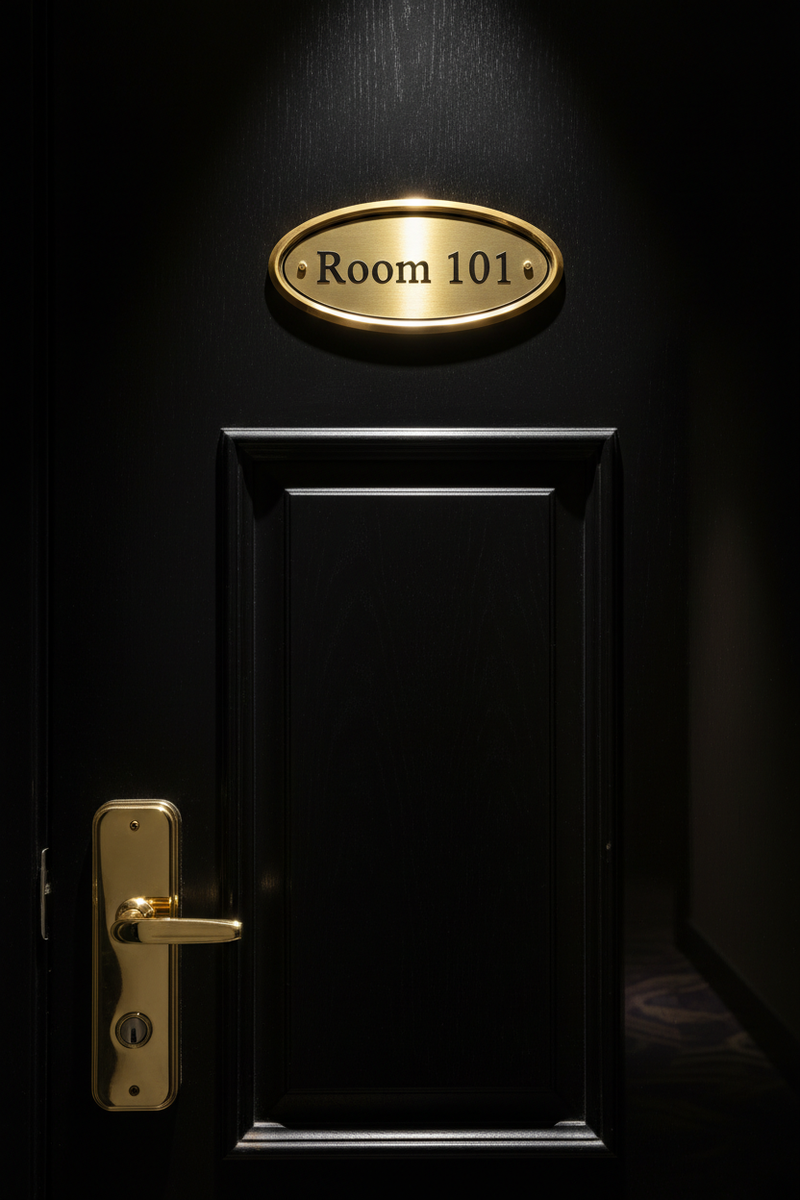Room 101 Hotel Door